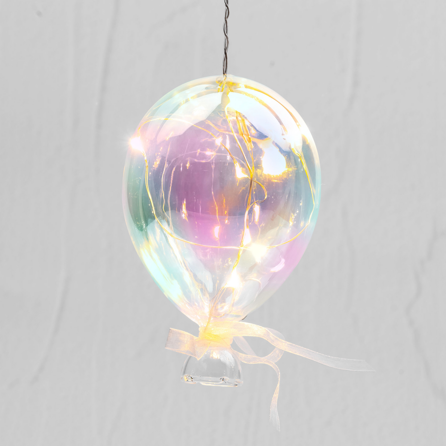 Clear Tinted Balloon Hanging Glass Light