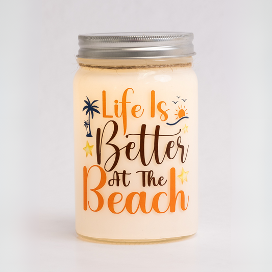 Beach is Life Sparkle Jar