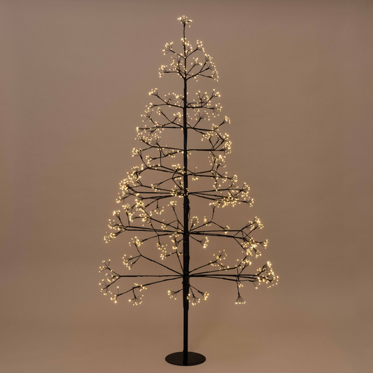 Medium (150cm) Black WW Frankfurt Starburst LED Tree
