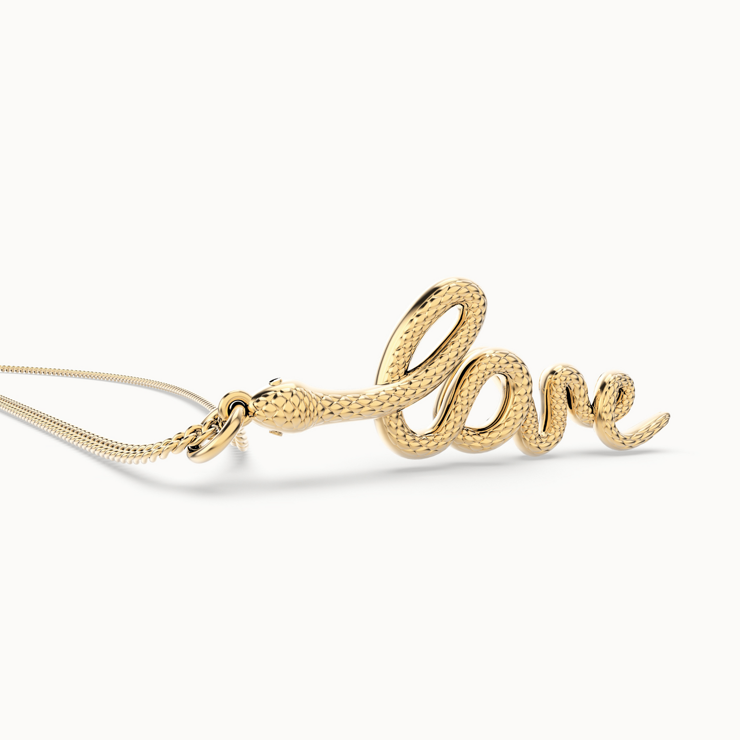 Chocli Love Snake 18K Gold Plated Necklace