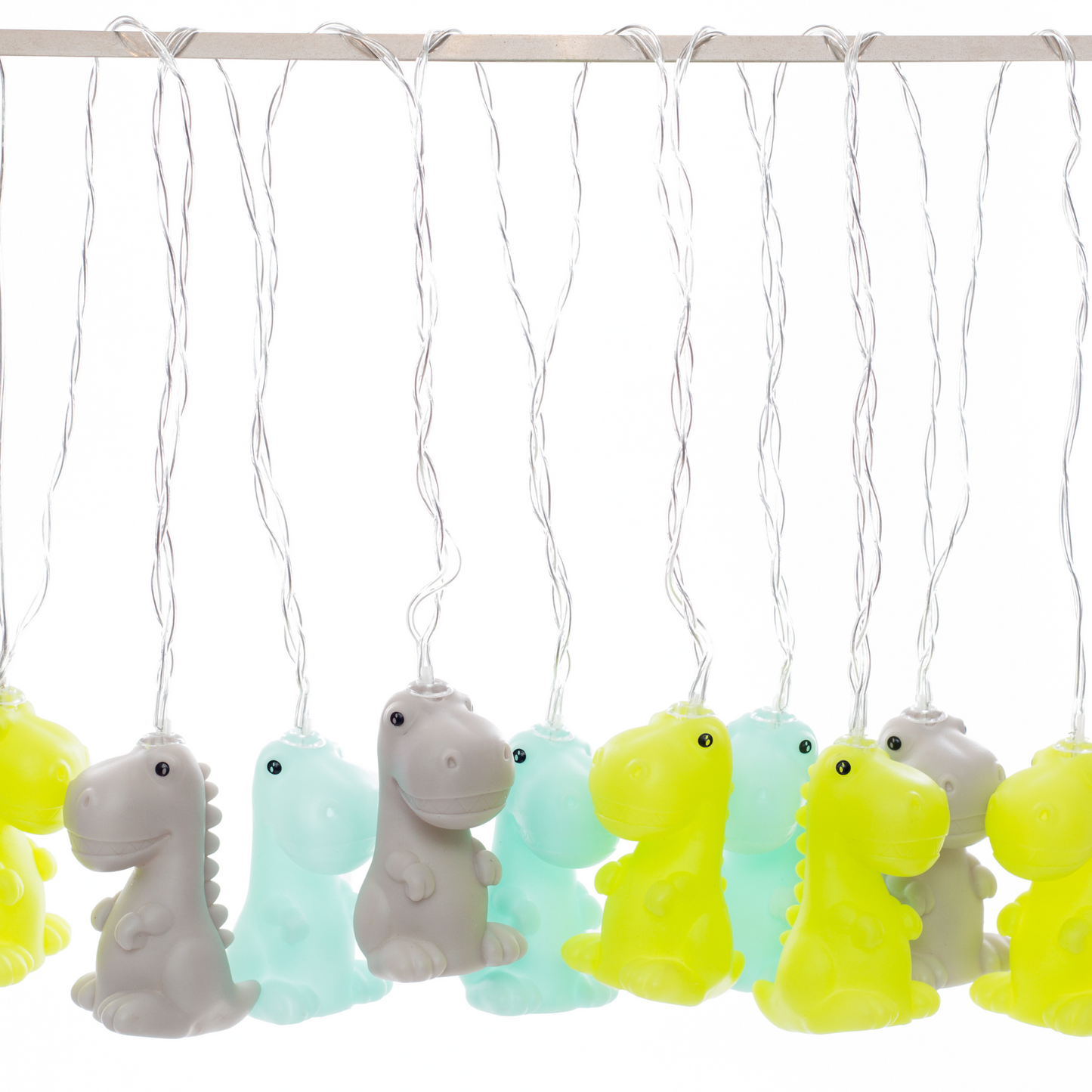 Baby Dinosaurs Fairy Lights String. AA batteries not incl.