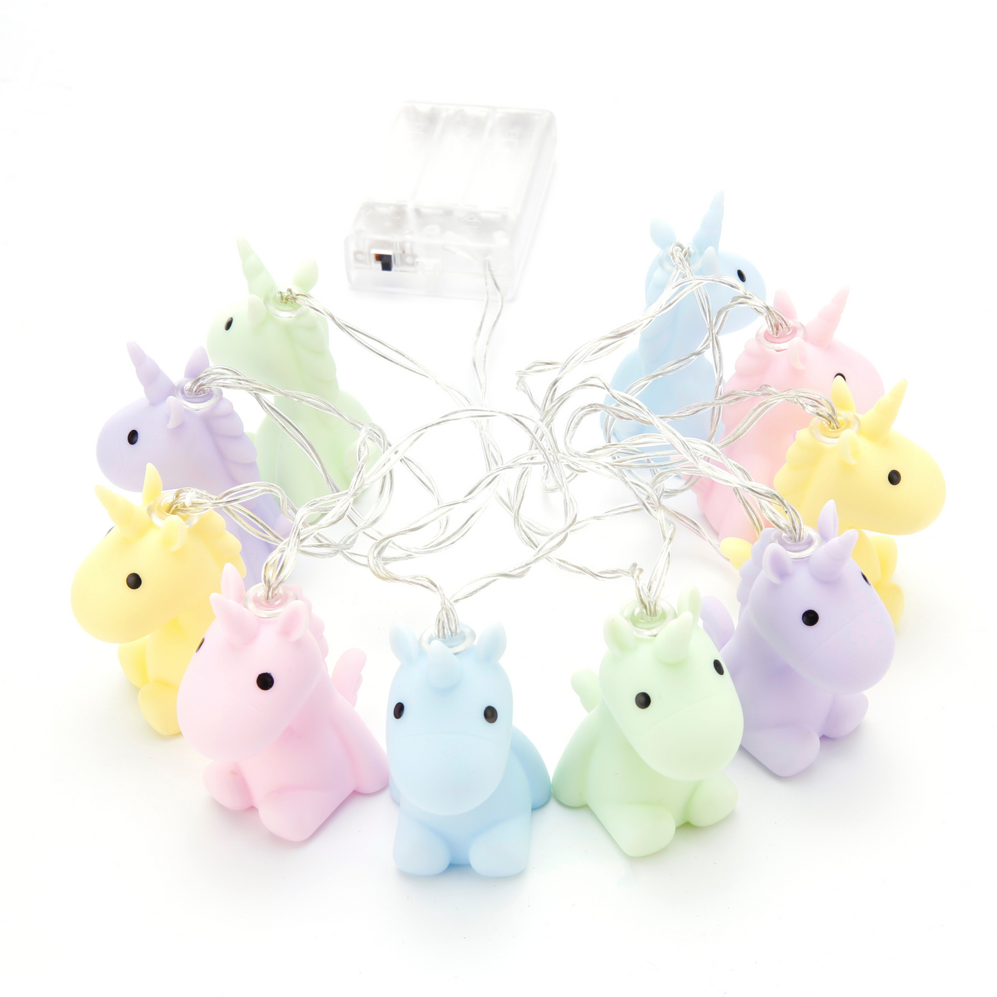 Pastel Unicorns Fairy Lights String