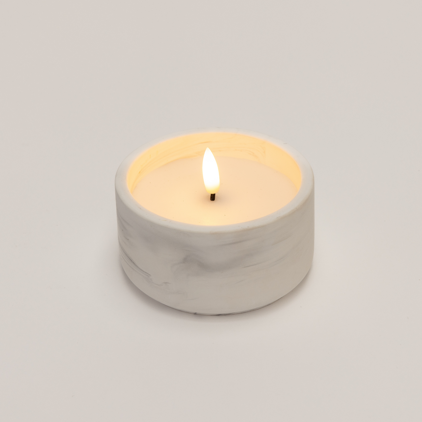 7cm Faux Marble Candle