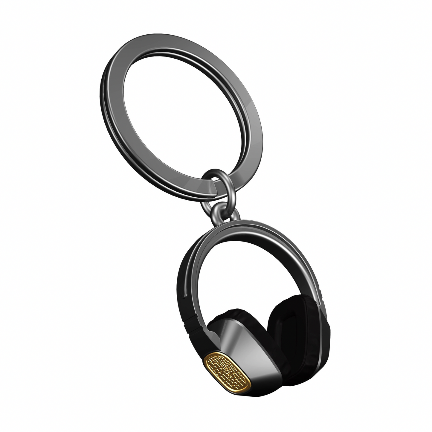 Headphone Old School Keychain