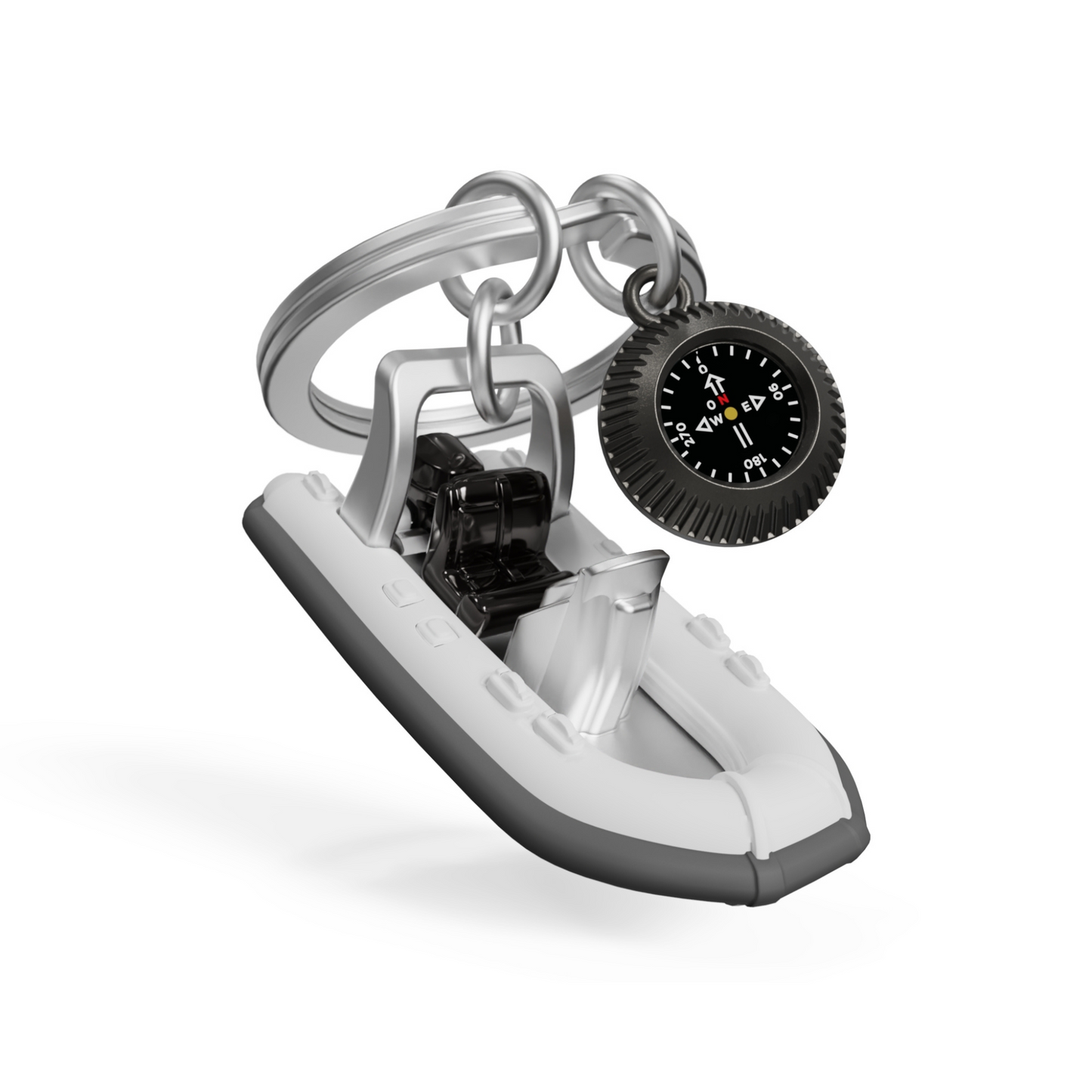 Rubber Motorboat Keychain