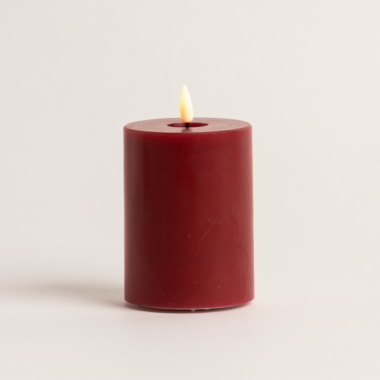 12.5cm x 7.5cm Red LED Candle