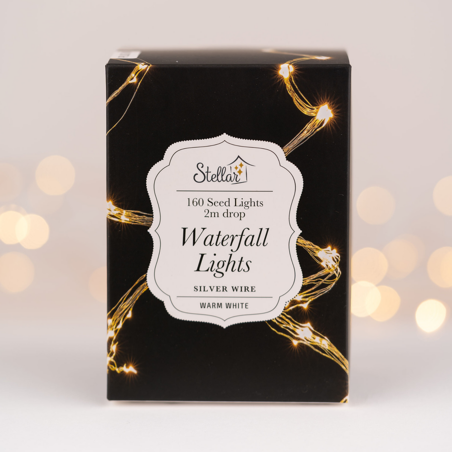 Silver WW 8 Strand Waterfall Seed Lights