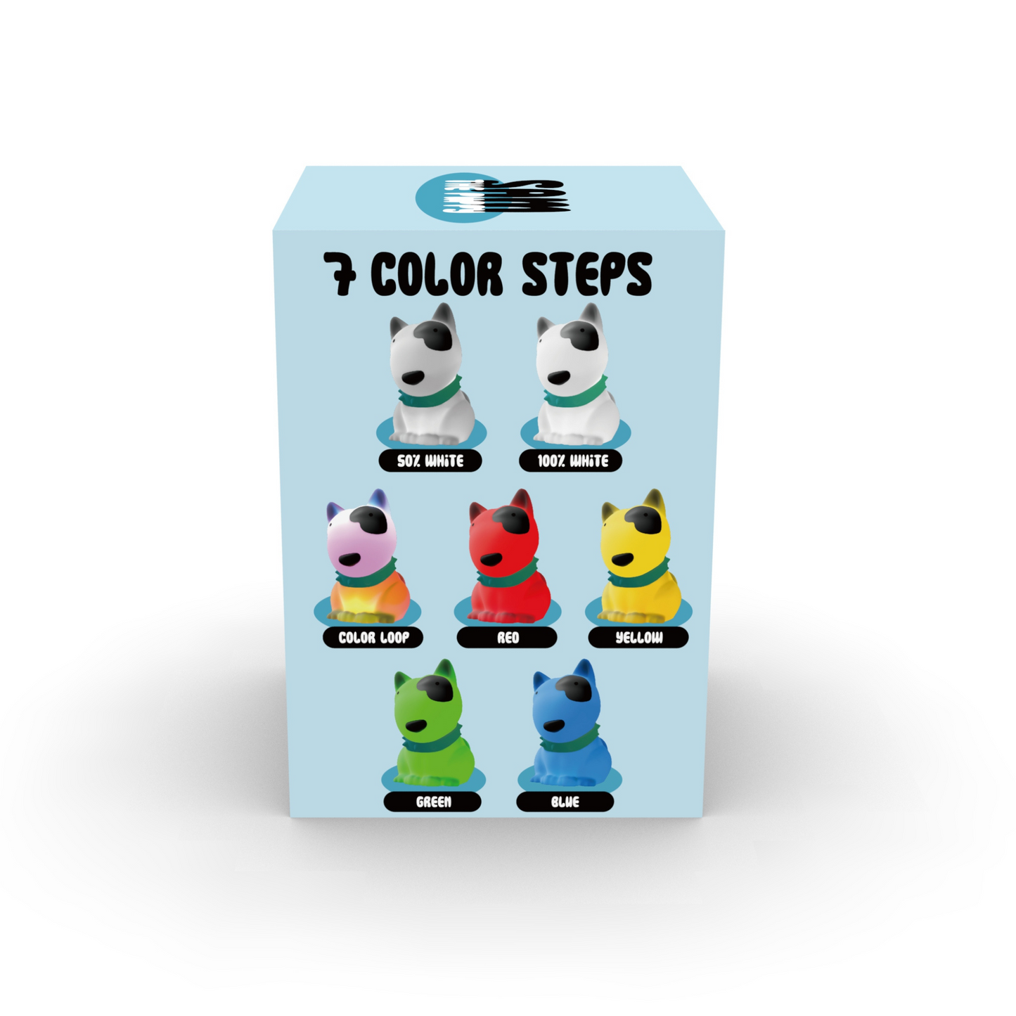 Squishy Sam the Puppy USB Rechargeable Night Light