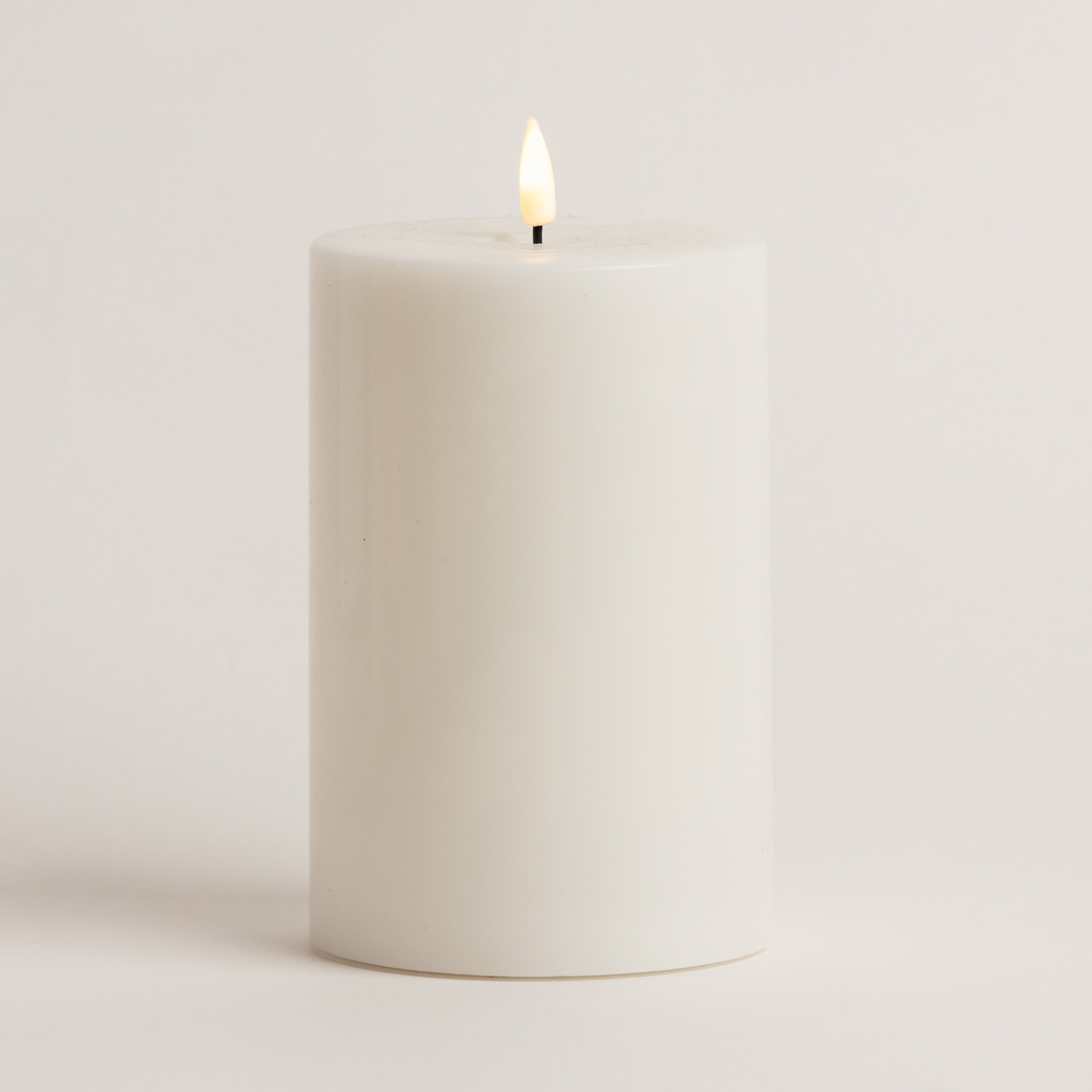 20cm x 10cm White LED Candle