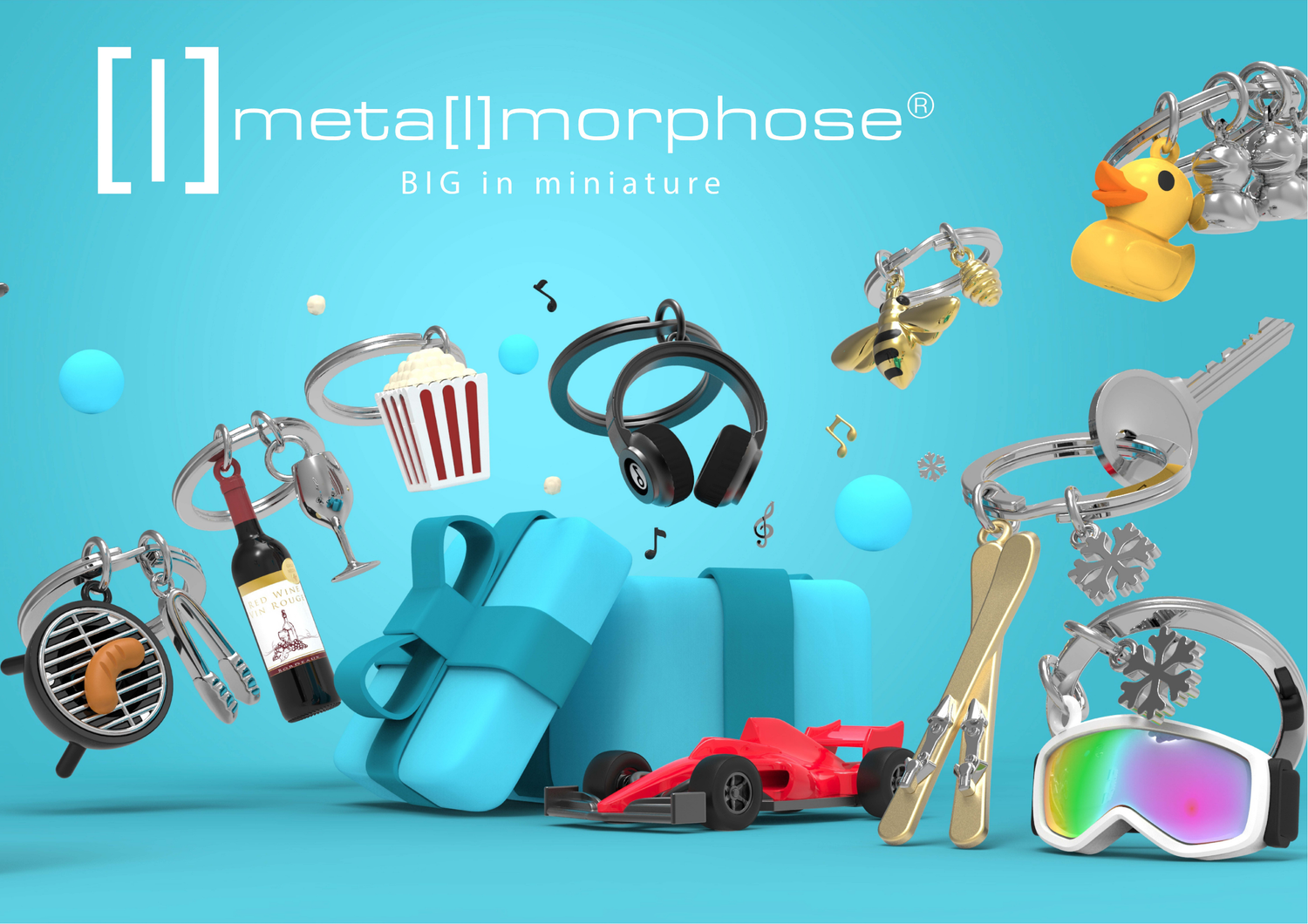 meta[l]morphose Keychains