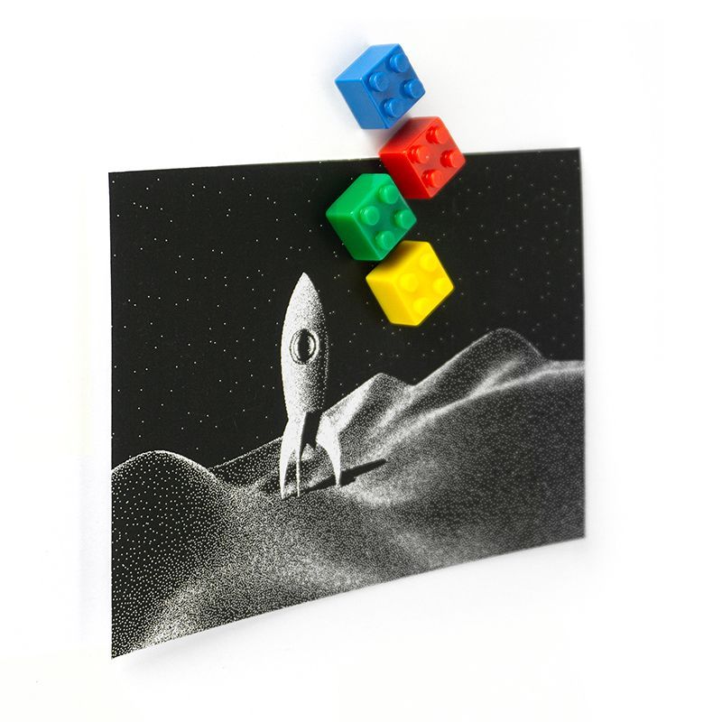 Brick Magnets (set of 4)