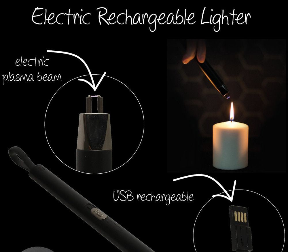 Rechargeable Arc Lighter Gold