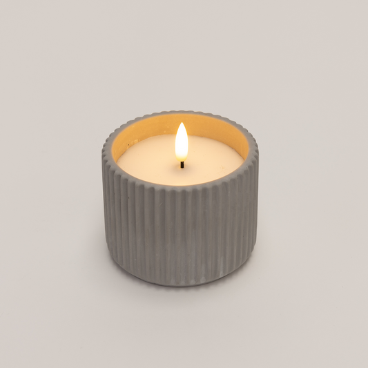 9cm Ash Cement Blend Candle