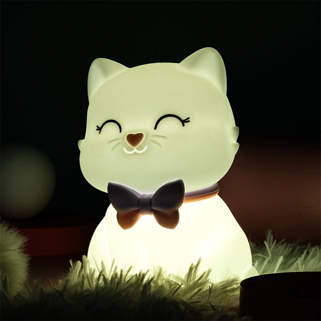 Squishy Lulu the Cat USB Rechargeable Night Light
