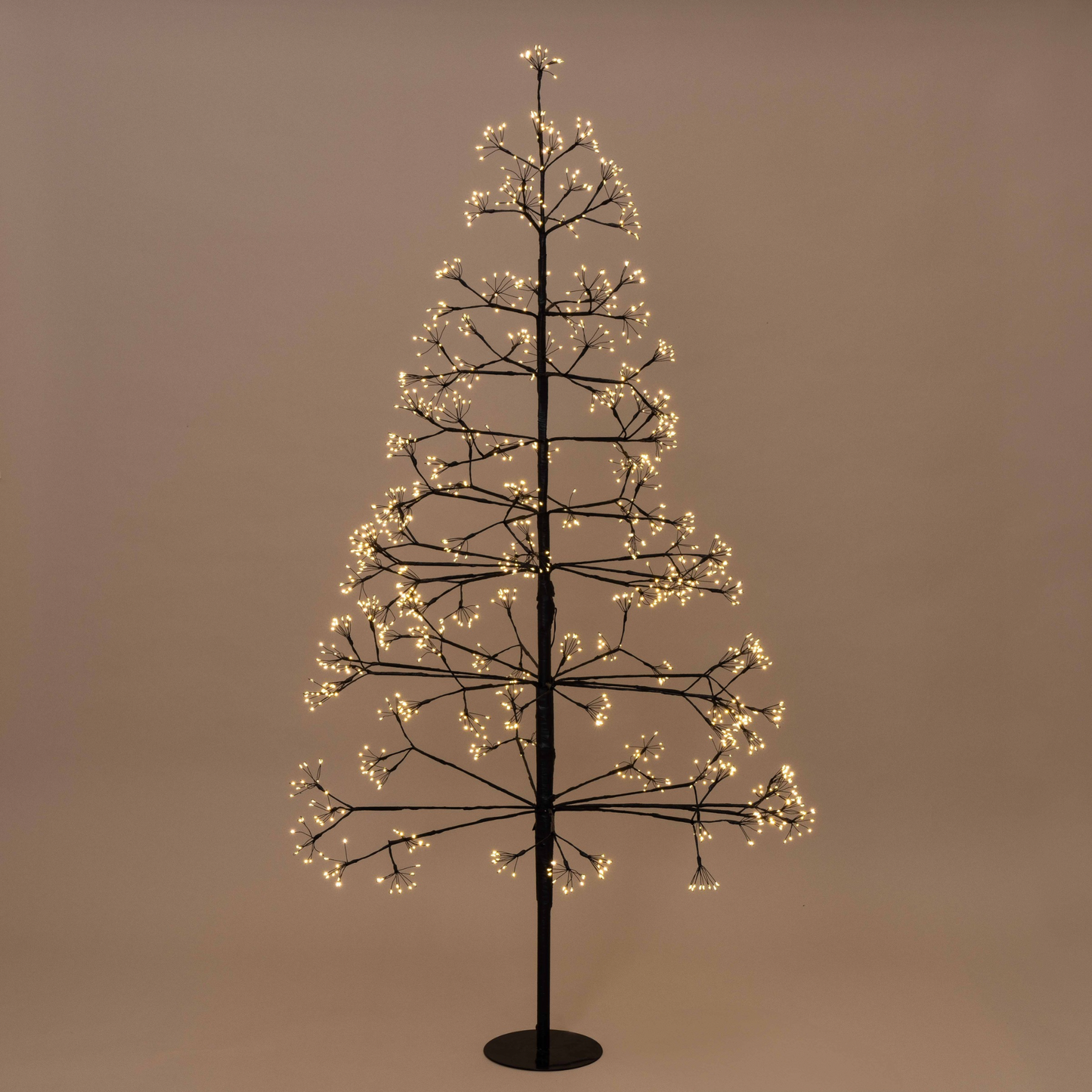 Medium (150cm) Black WW Frankfurt Starburst LED Tree