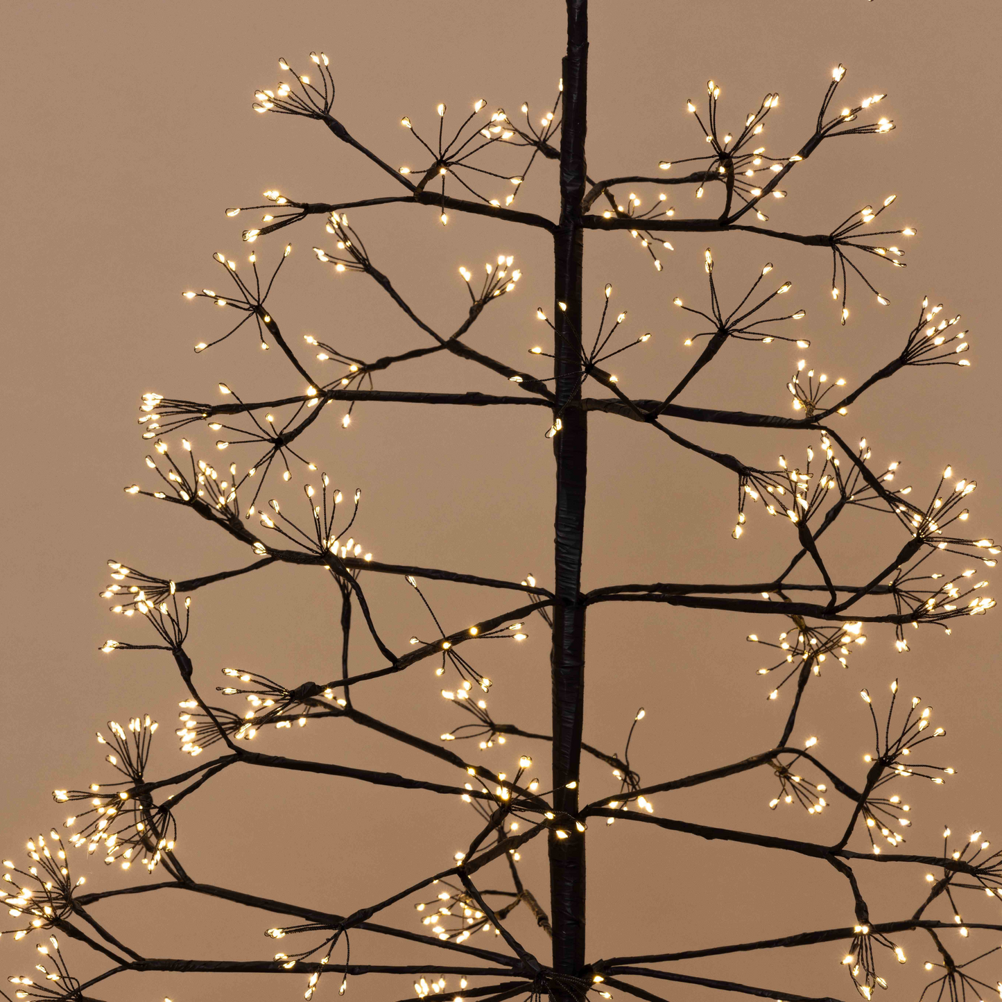 Medium (150cm) Black WW Frankfurt Starburst LED Tree