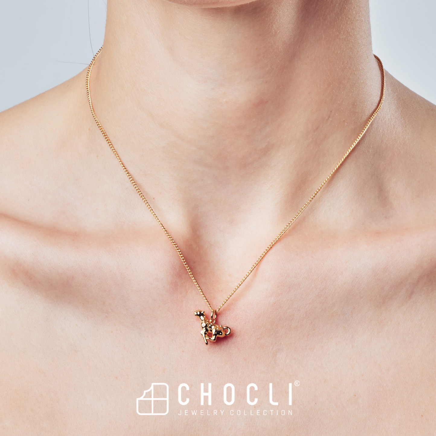 Chocli Leopard 18K Gold Plated Necklace