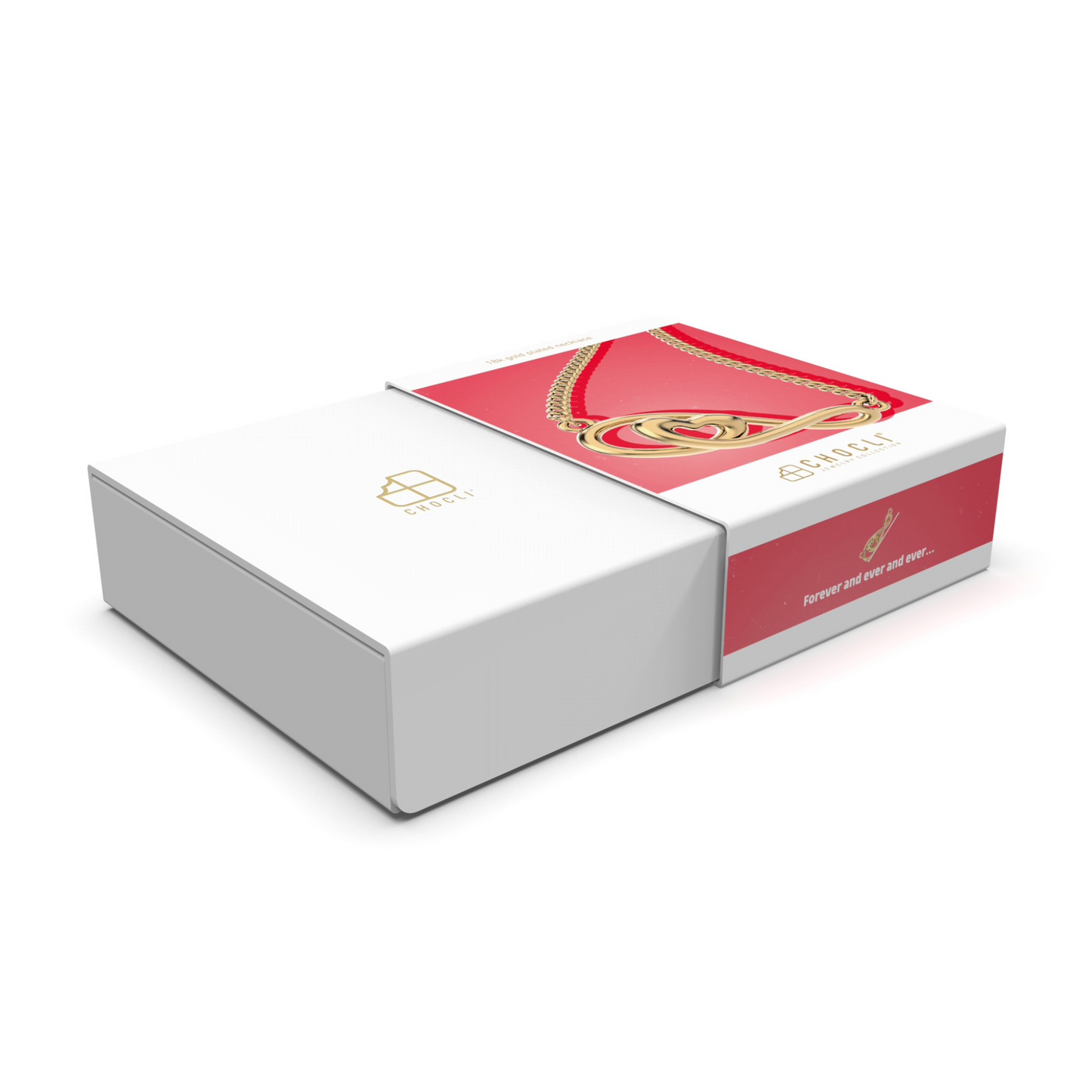 Chocli Infinity 18K Gold plated necklace