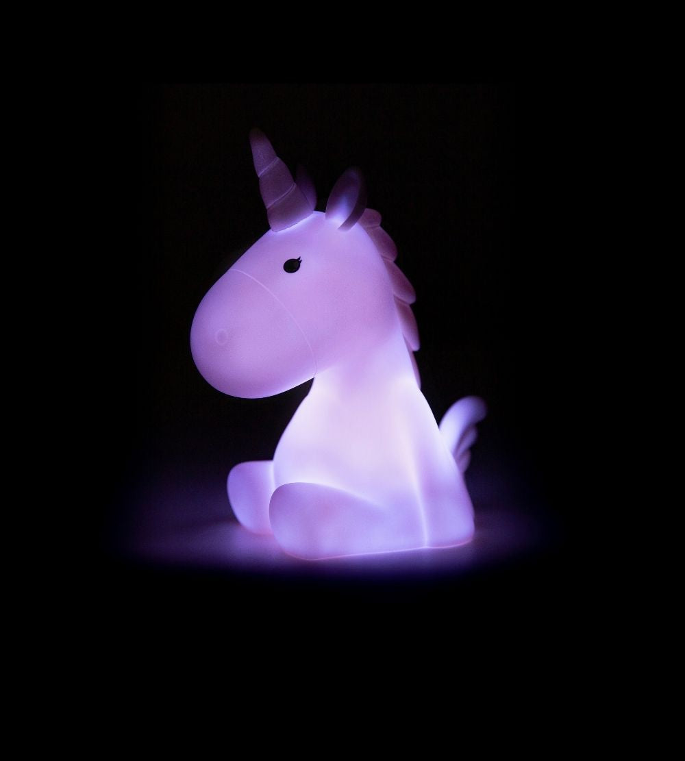 Candy Pink Unicorn Battery Night Light