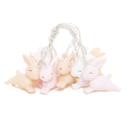 Pastel Bunny Fairy Lights String