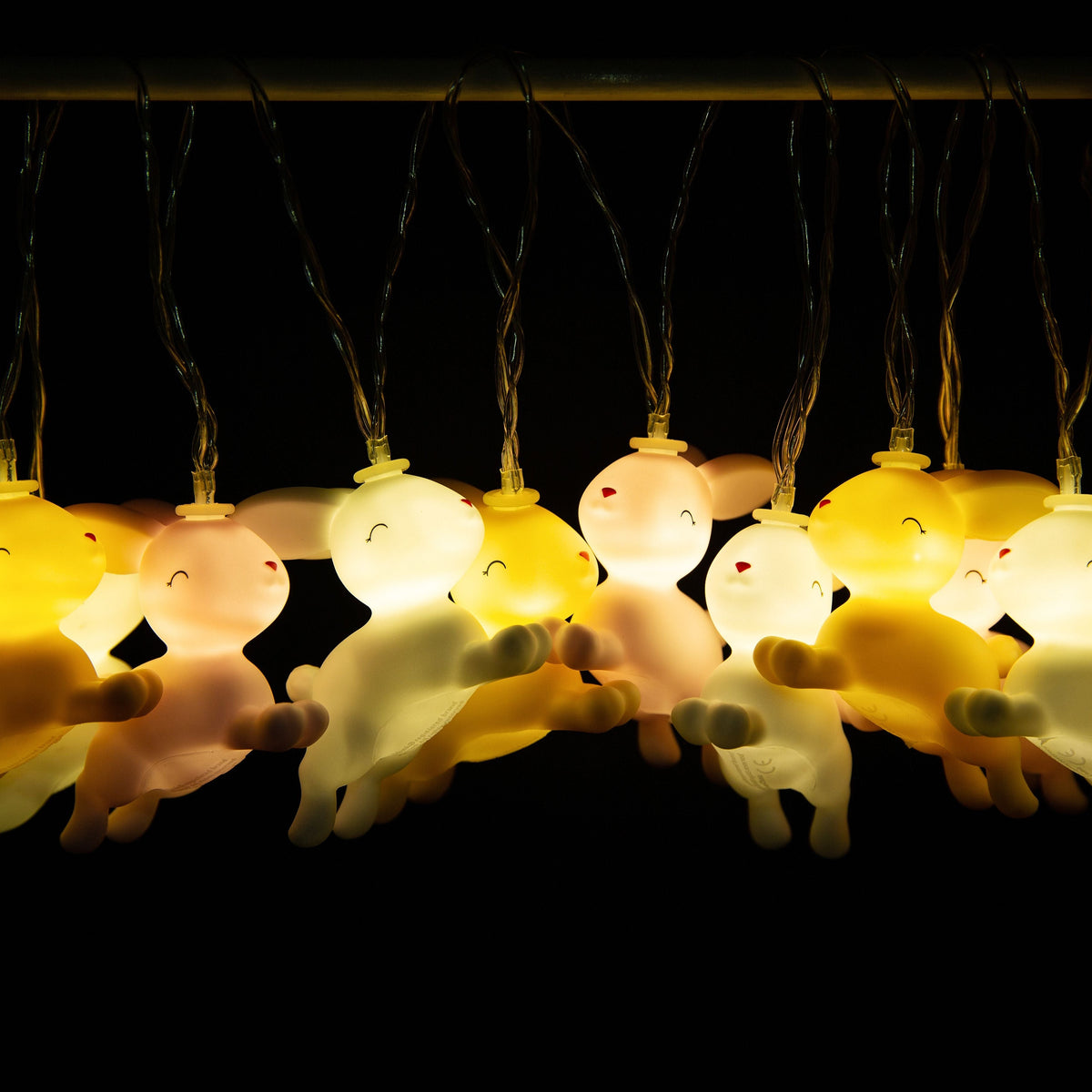 Pastel Bunny Fairy Lights String