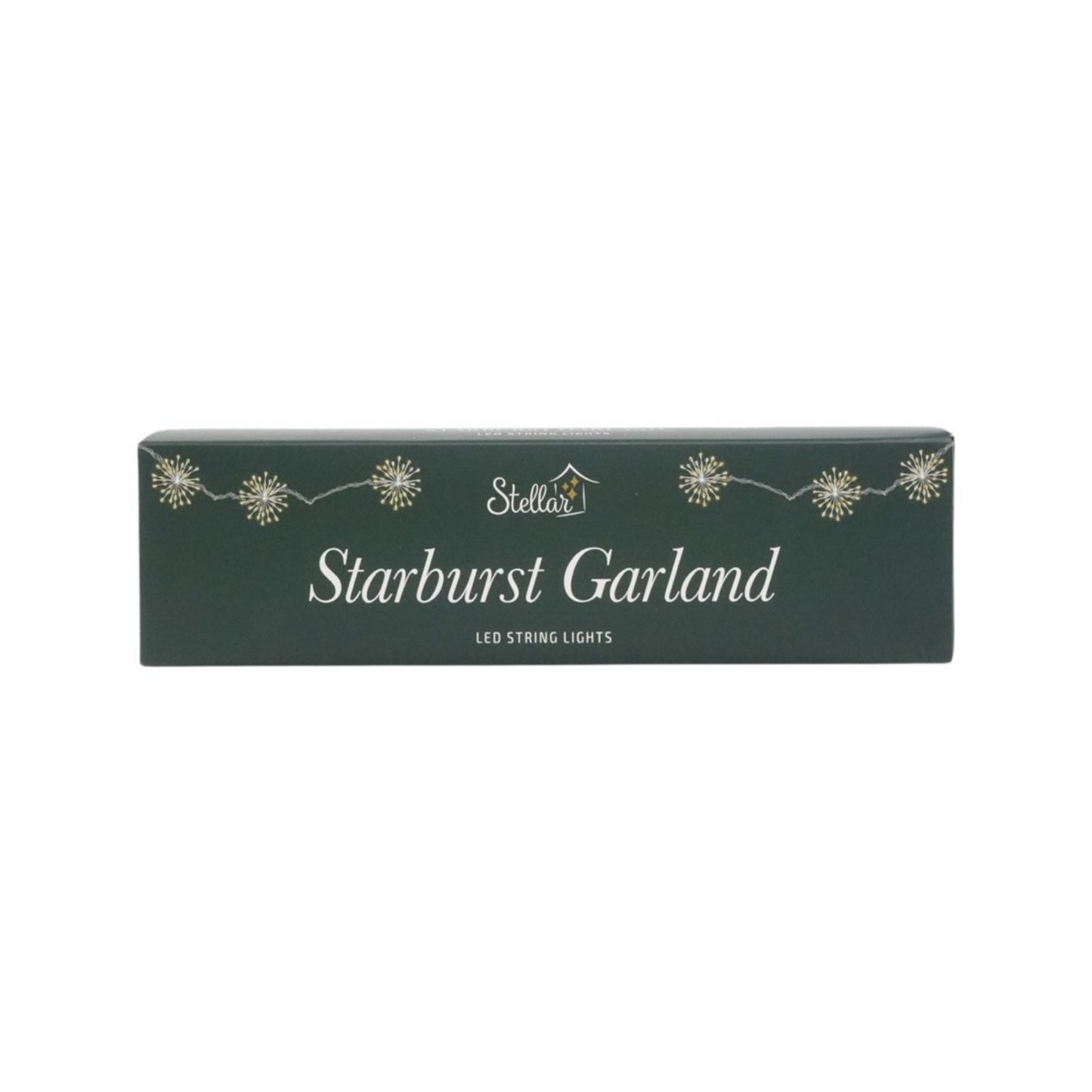 Starburst Garland 5m Silver Plug In