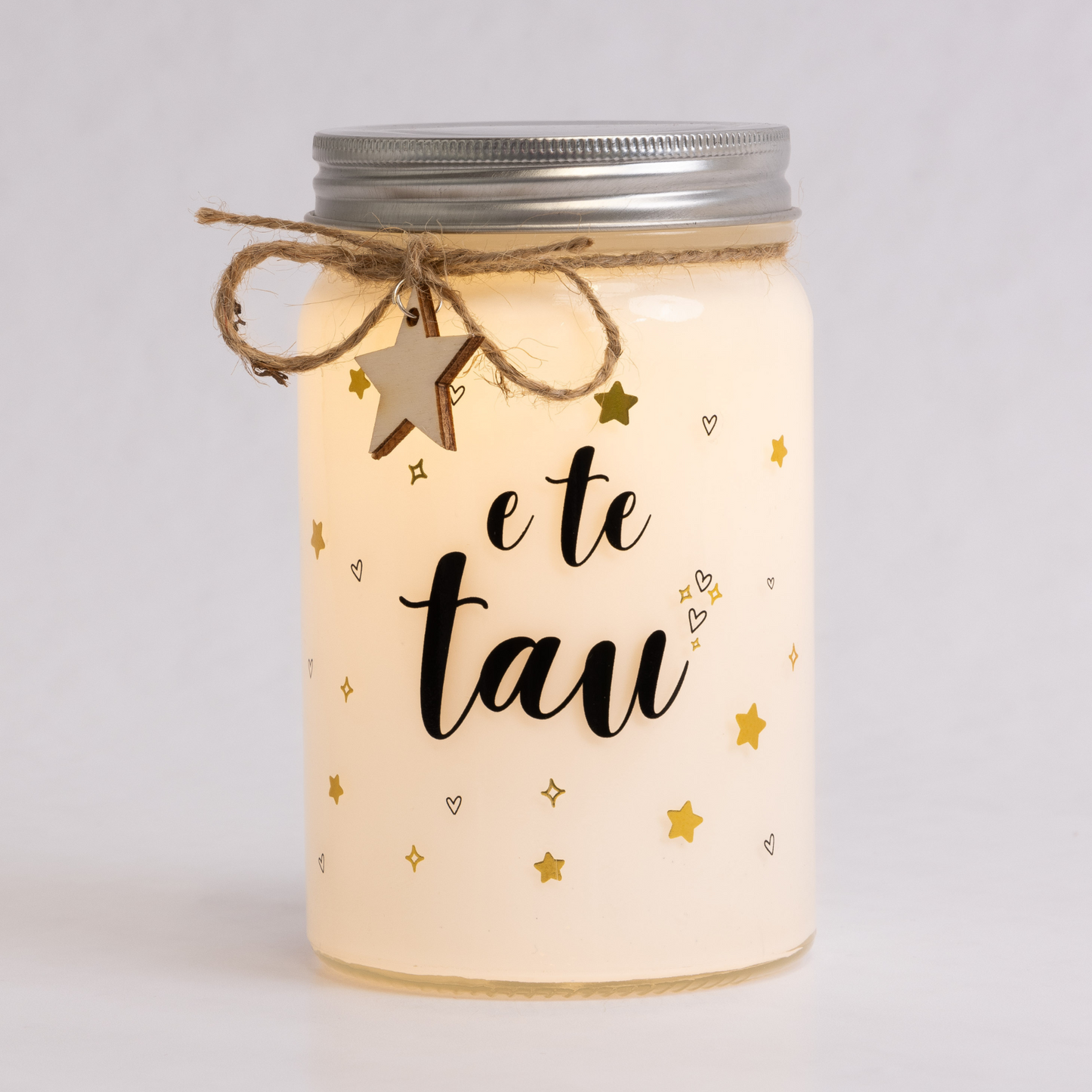 I Love You to the Moon and Back Sparkle Jar