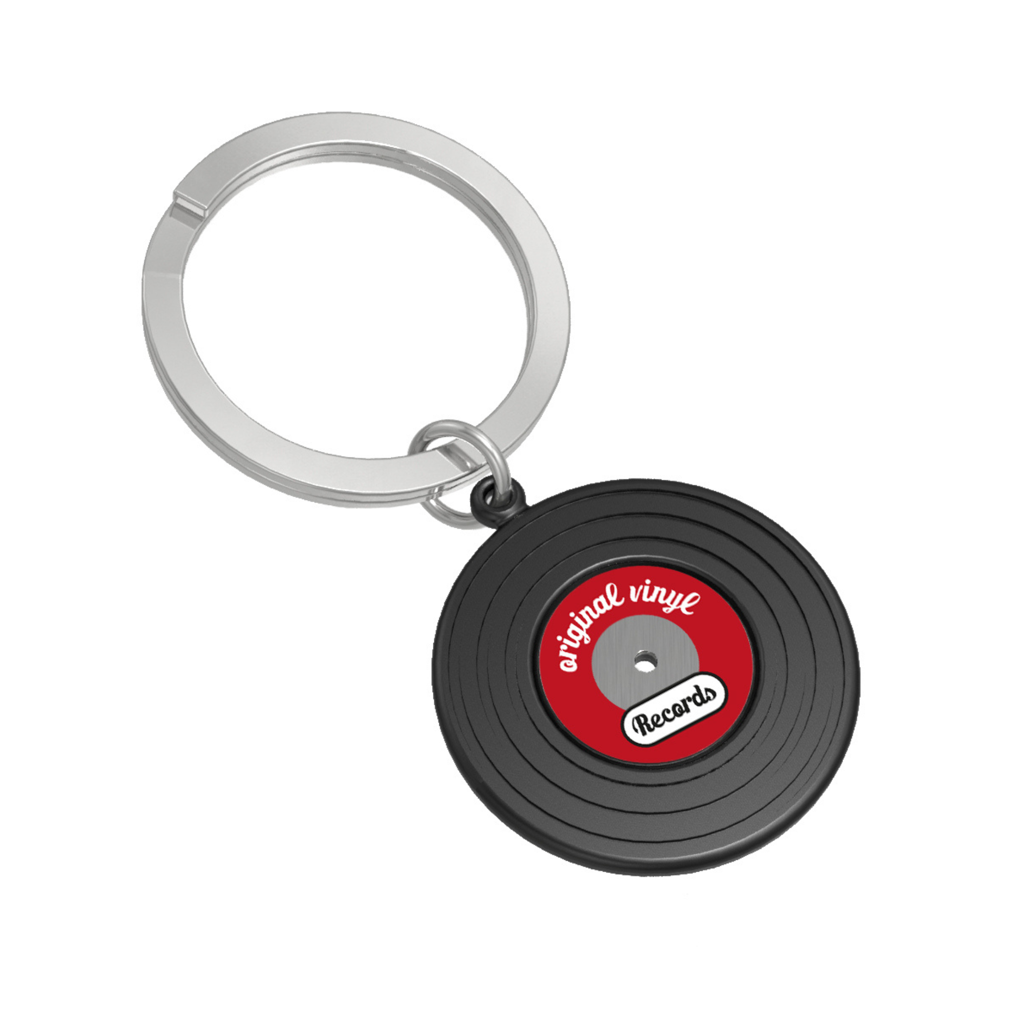 Vinyl Keychain (Matt Black) – Stellar Haus