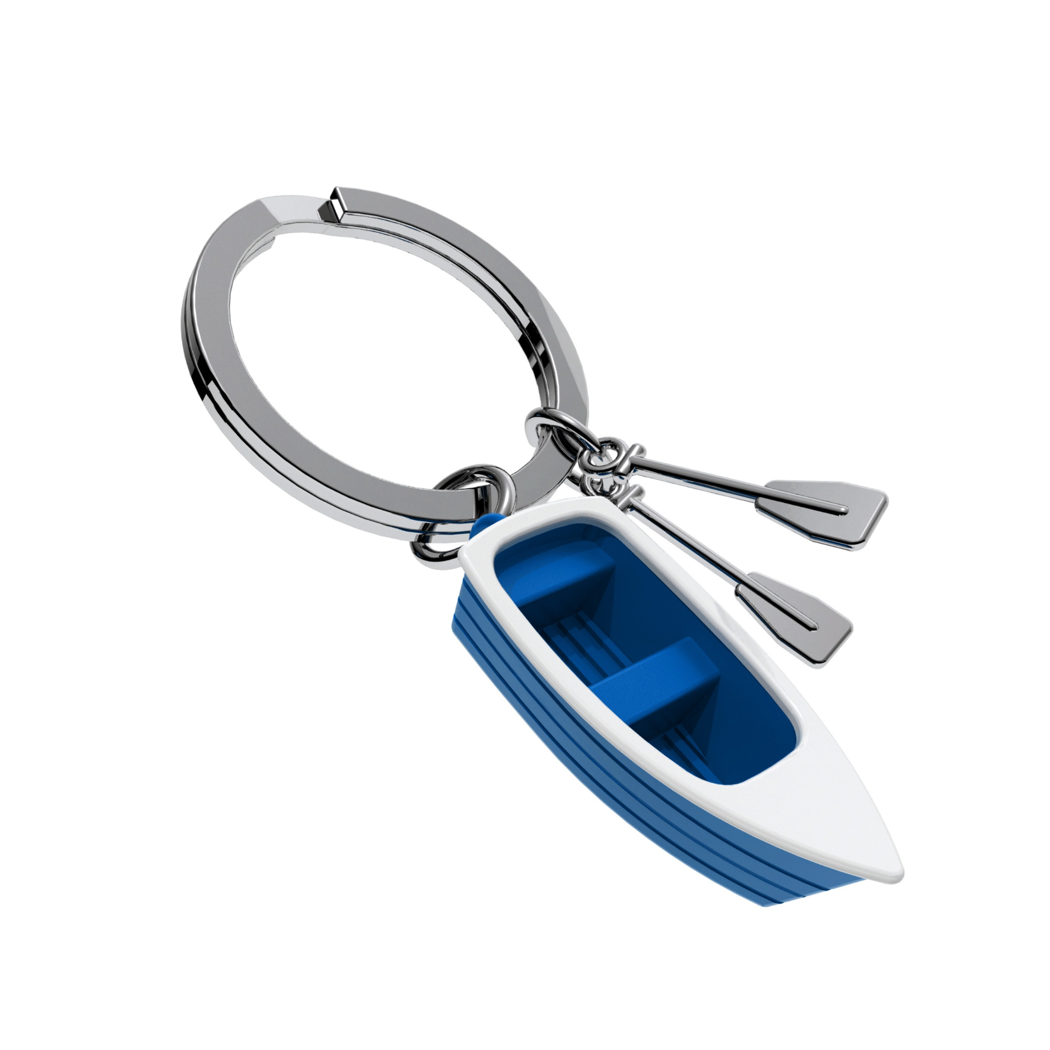 Row Boat Keychain (Blue) – Stellar Haus