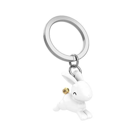 Flying Bunny Keychain