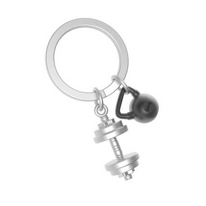 Gym Weights Keychain