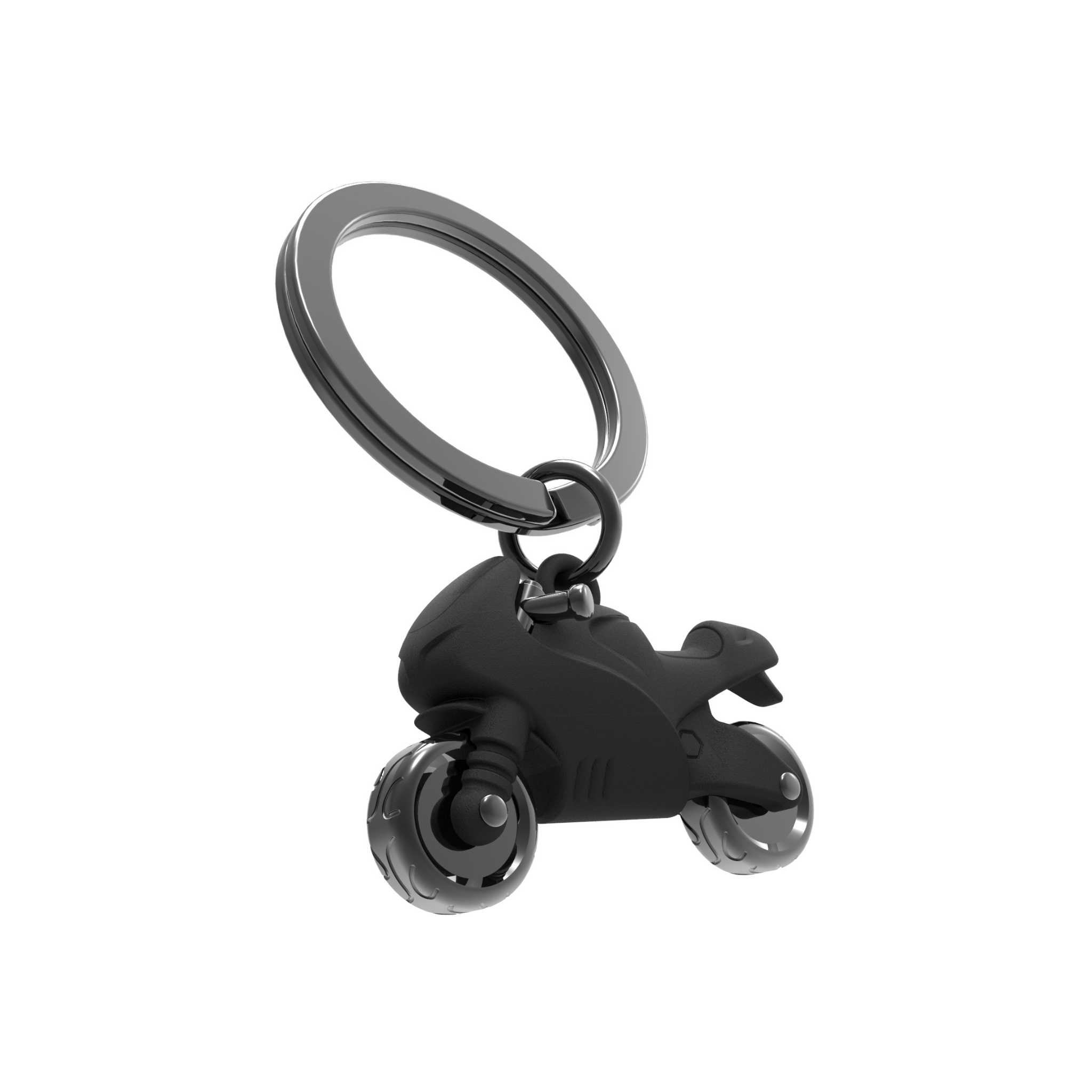 Motorbike Keychain (Matt Black) – Stellar Haus