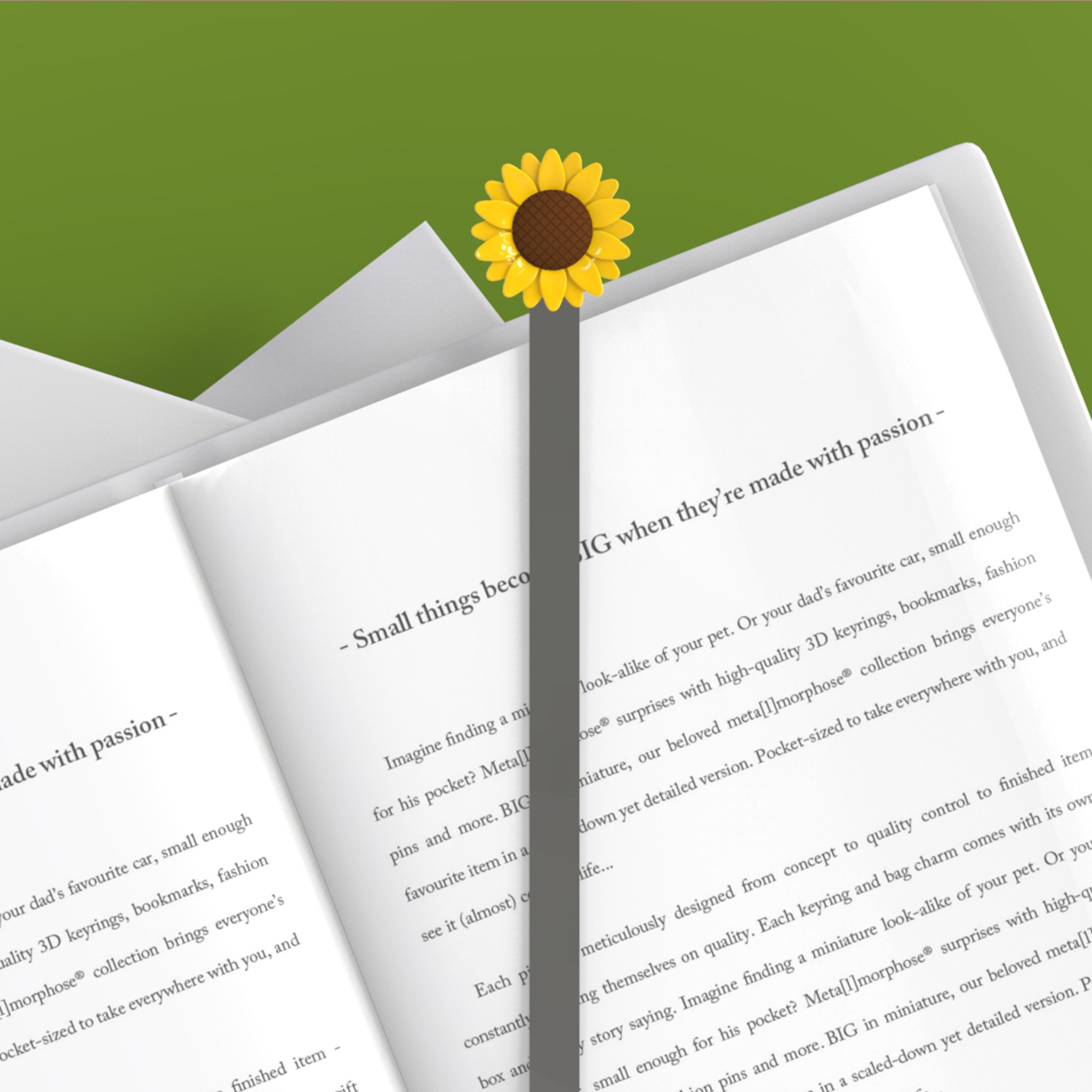 Sunflower Bookmark – Stellar Haus