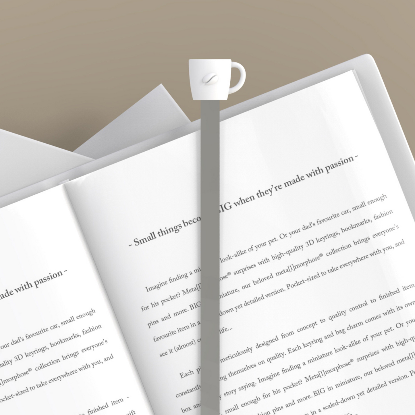 Coffee Mug Bookmark