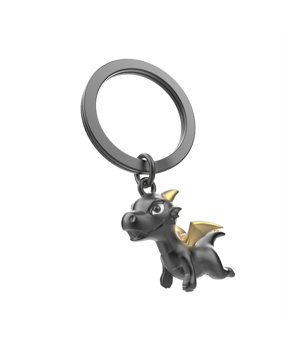 Black Dragon Keychain