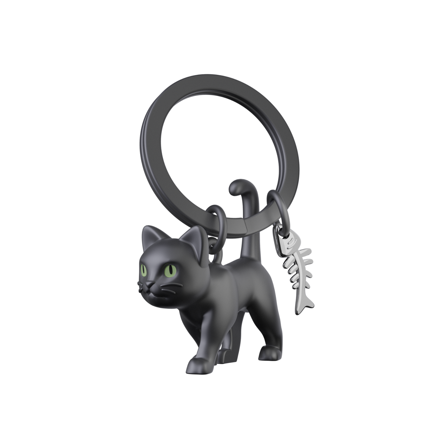 Black Cat Keychain