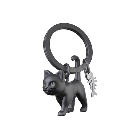 Black Cat Keychain