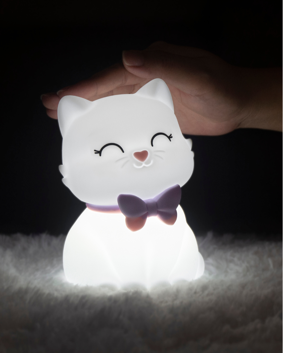 Squishy Lulu the Cat USB Rechargeable Night Light
