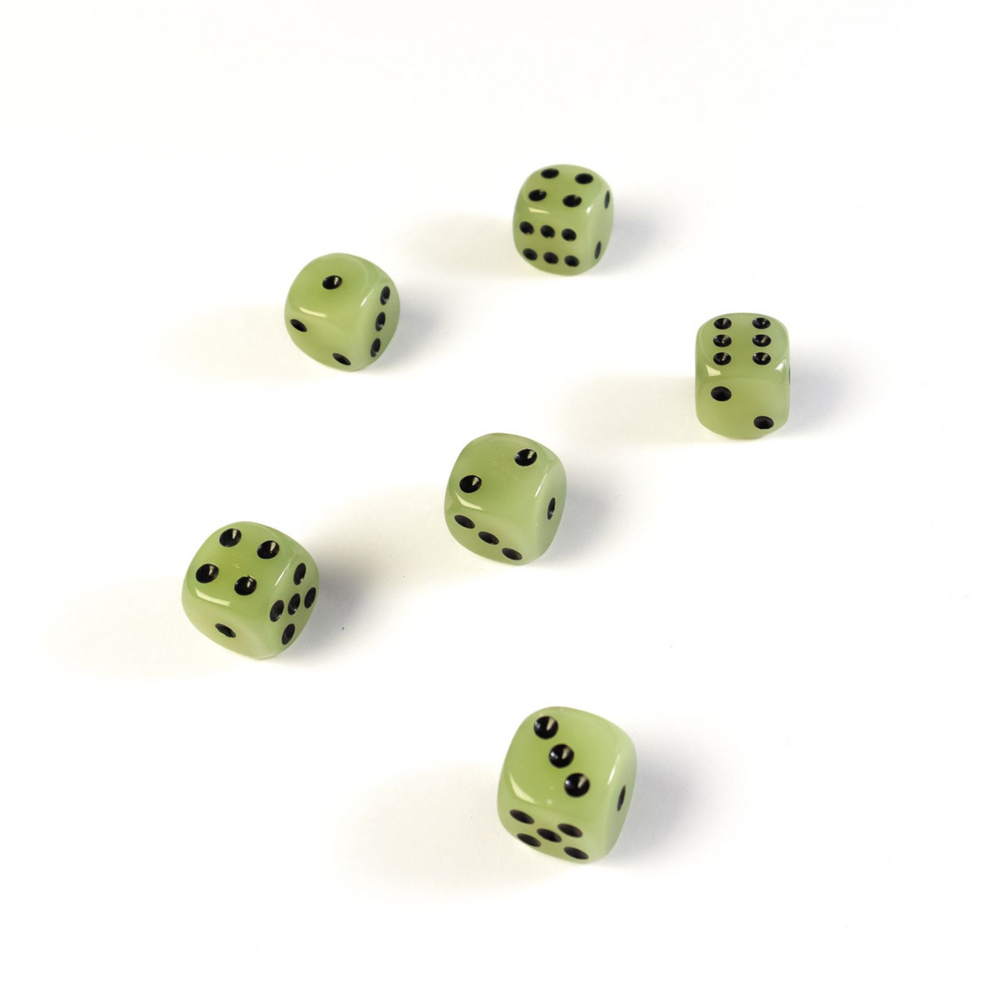 Poker Glow Magnets (set of 6) glow in the dark