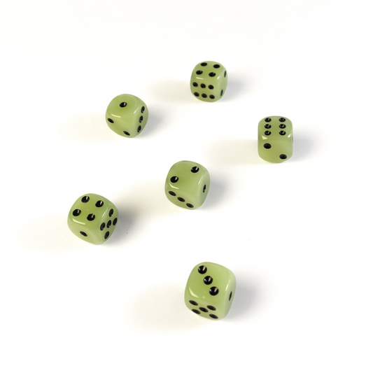 Poker Glow Magnets (set of 6) glow in the dark