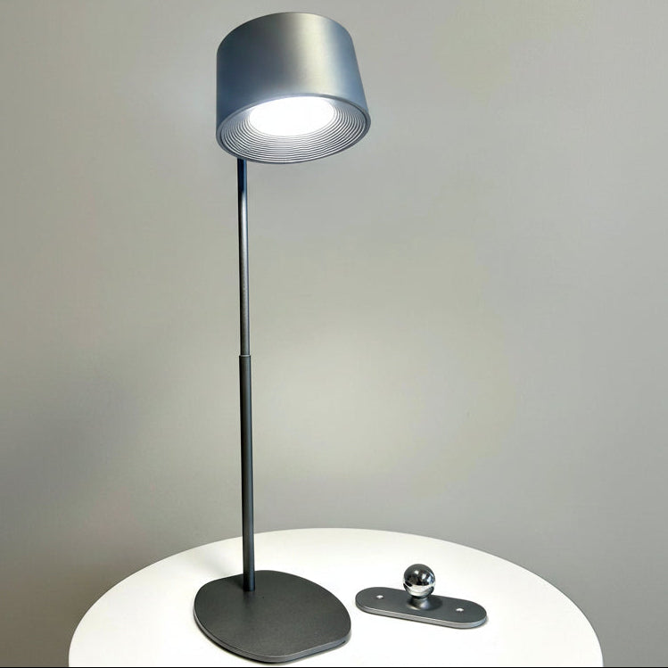 360° Silver/Grey LED USB Table Lamp