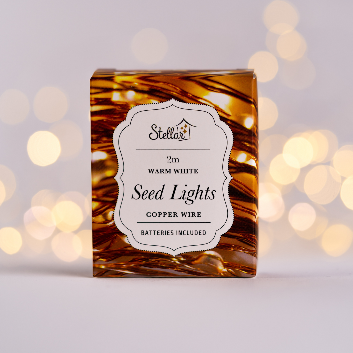 2m Copper Warm White 20 LED Seed Lights (Batt incl) – Stellar Haus