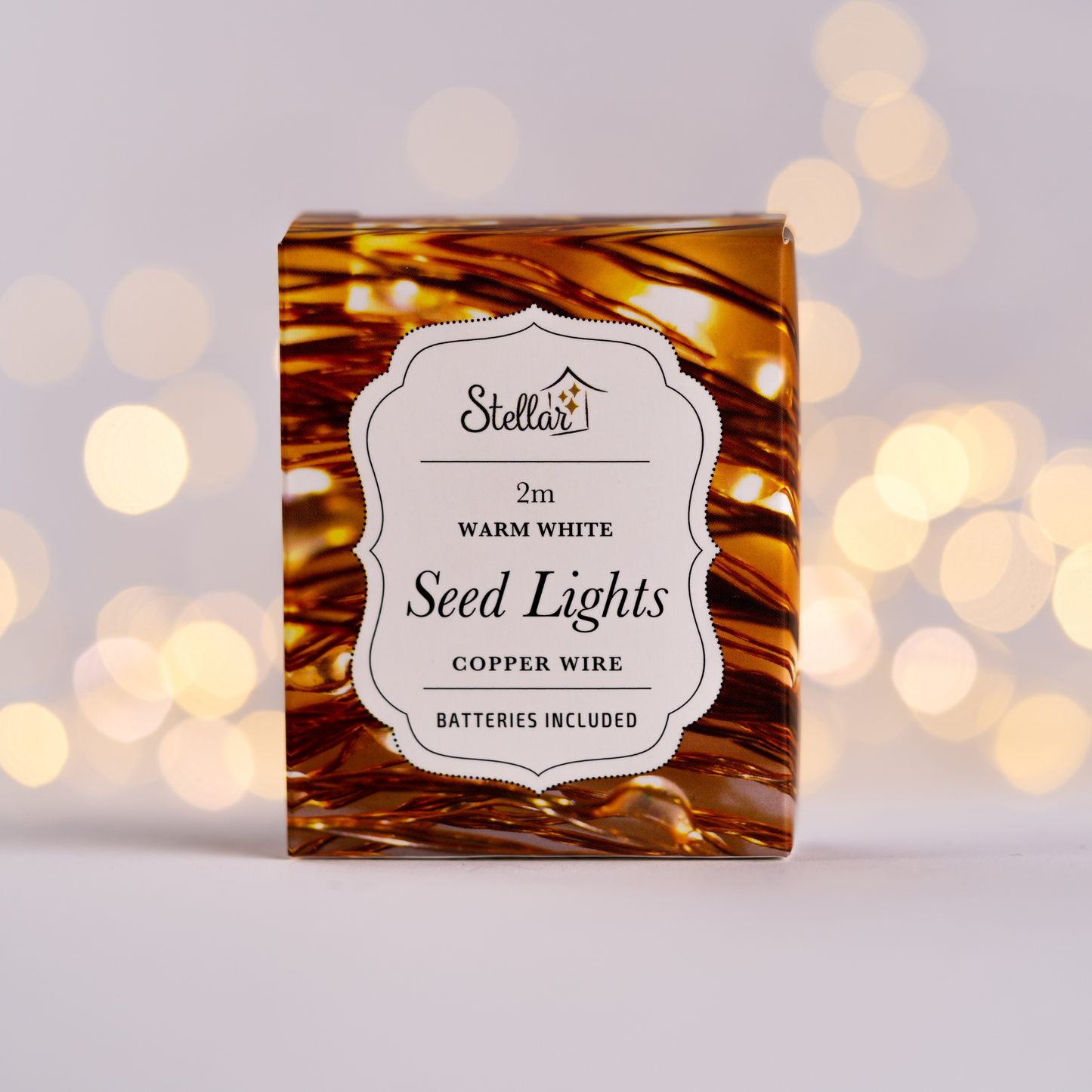 2m Copper Warm White 20 LED Seed Lights