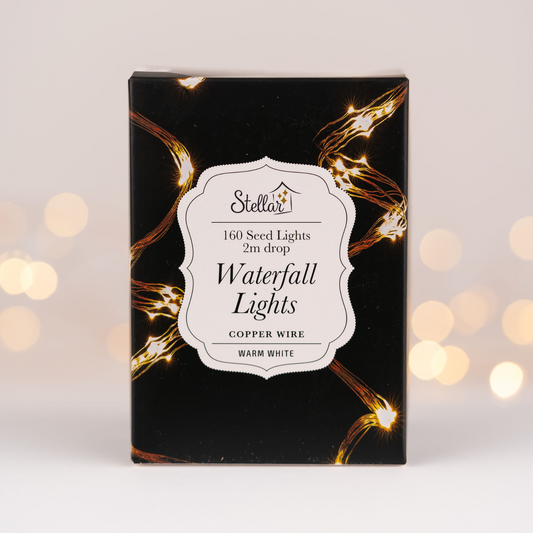 Copper WW 8 Strand Waterfall Seed Lights