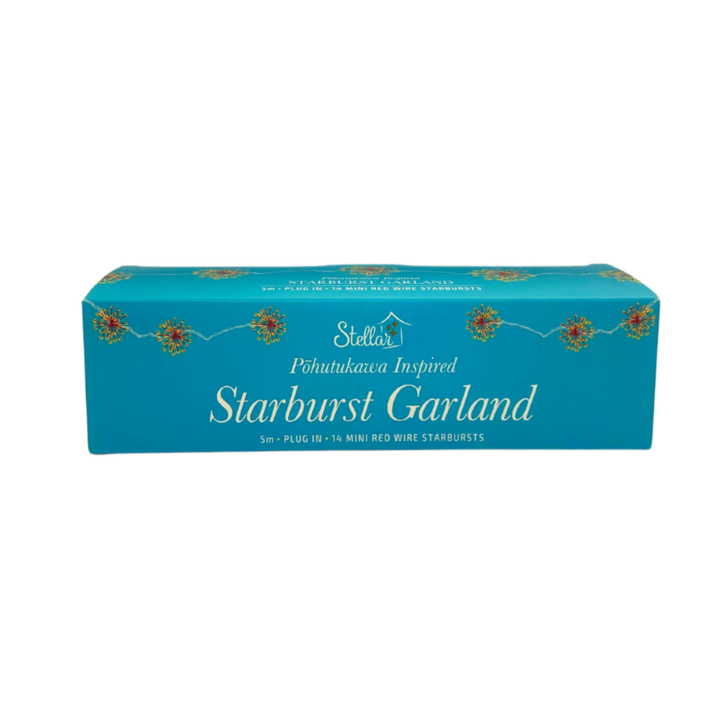 Starburst Garland 5m Red 'Pohutukawa' Plug In