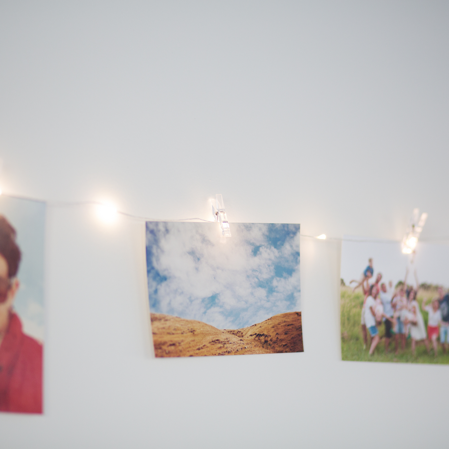 5m Peg Seed Light String Silver Wire