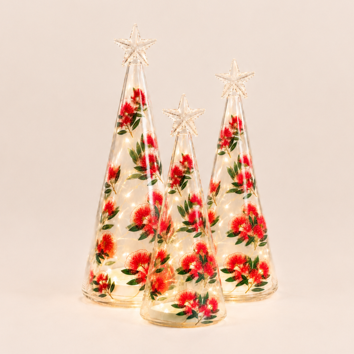Pohutukawa Glass Tree 23cm