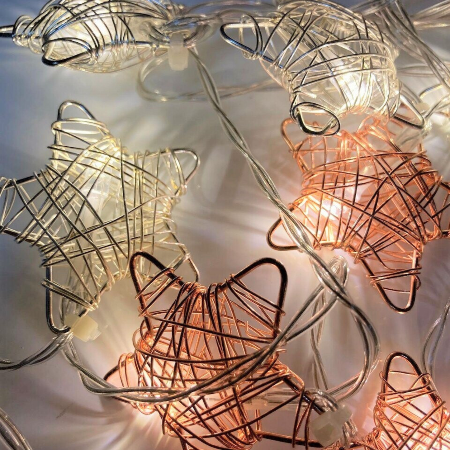 Woven Stars Fairy Lights