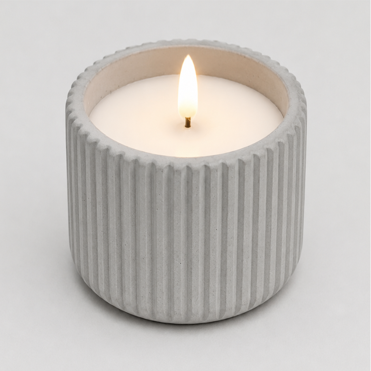 Ash Cement Blend 9cm Candle