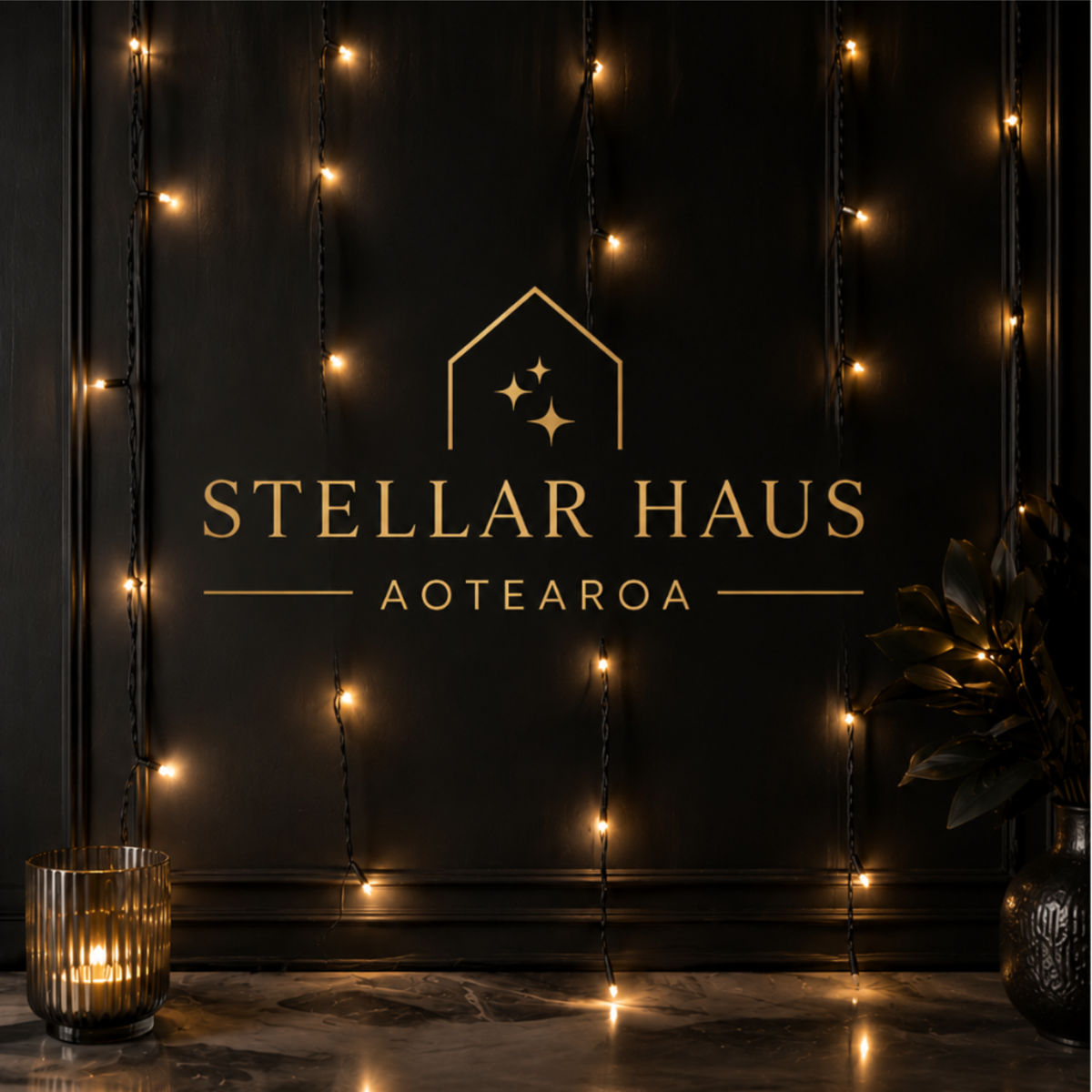 Fairy Lights Mains Powered 20m, Black Cable, Warm White